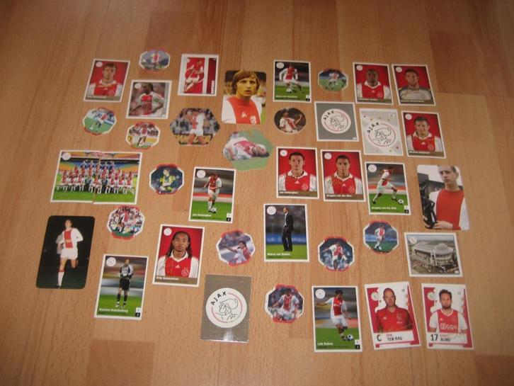 voetbalplaatjes ajax, Verzamelen, Sportartikelen en Voetbal, Zo goed als nieuw, Poster, Plaatje of Sticker, Ajax, Ophalen of Verzenden