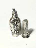 Antieke Zilveren Priester Hanger Pendant  met wens, Verzenden, Zilver