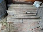 Grijze opsluit banden 7x 1m en wat extra, Ophalen, Gebruikt, Beton, Minder dan 100 cm