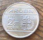 Aruba 2,5 Florin 1987 circulatie kenmerk ARU4, Ophalen of Verzenden, Koningin Beatrix, Losse munt