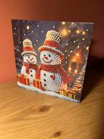 diamond painting kerstkaart kant en klaar, Ophalen of Verzenden, Nieuw, Kerst