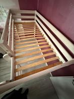 Flexa bed hoog slaper, 90 cm, Eenpersoons, Wit, Ophalen of Verzenden