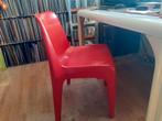 rood kunststof design stoel Schröder & Henzelmann retro, Kunststof, Gebruikt, Schröder & Henzelmann, ?