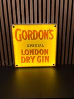 Gordon’s Gin Lichtbak 40x40cm, Verzenden, Gebruikt, Lichtbak of (neon) lamp
