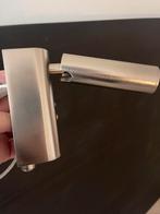 2 wand lees/bedlampjes RVS, Huis en Inrichting, Lampen | Wandlampen, Ophalen, Zo goed als nieuw