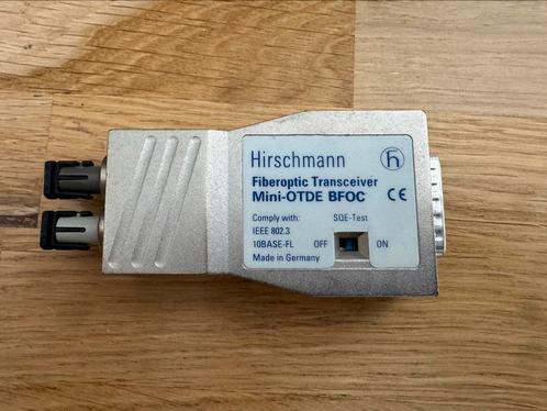 Hirschman fiberoptic Transceiver MINI-OTDE BFOC, Hobby en Vrije tijd, Elektronica-componenten, Zo goed als nieuw, Ophalen of Verzenden