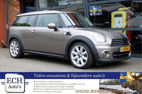 MINI Clubman 1.6 122 pk Cooper, Leer, Airco, 17 inch, Auto's, Mini, Bedrijf, Te koop, Clubman, ABS, Airbags, Airconditioning, Alarm