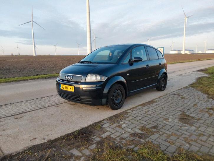 Audi A2 1.4 TDI 55KW 2002 Blauw, Auto's, Audi, Particulier, A2, Bluetooth, Centrale vergrendeling, Climate control, Cruise Control