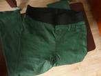 NORAH imitatie leer tregging broek GROEN 44 -GRATIS zend, Verzenden, Maat 42/44 (L), Zo goed als nieuw, Lang