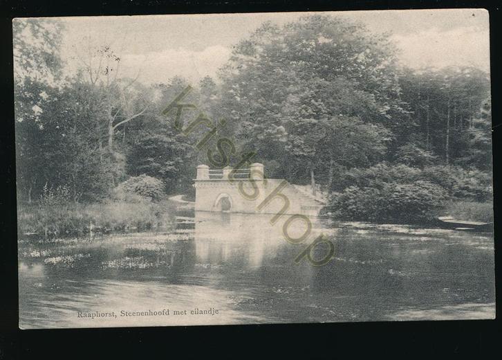 Raaphorst - Steenenhoofd met eilandje [KRST009-1025, Verzamelen, Ansichtkaarten | Nederland, Gelopen, Zuid-Holland, Voor 1920
