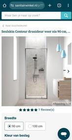 Sealskin Contour Douchedeur 90x200cm RVS, Ophalen, 75 cm of meer, Overige typen, Nieuw