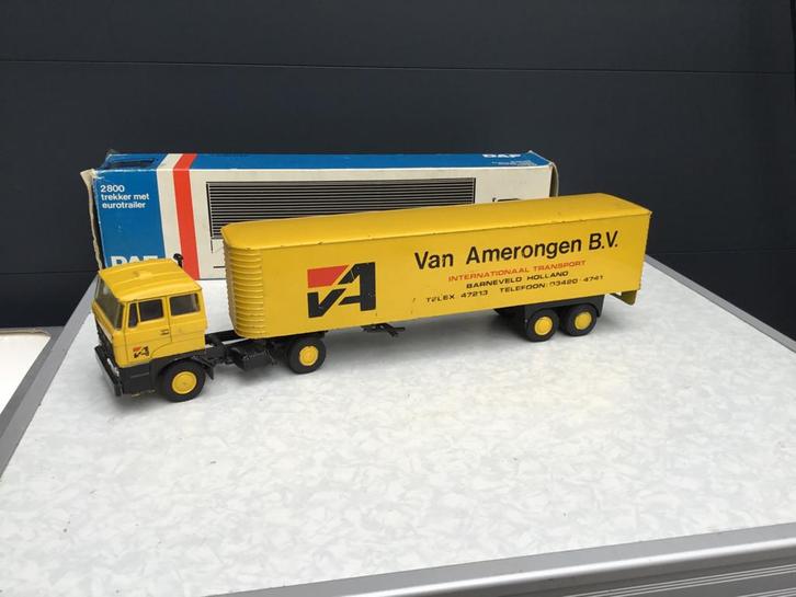 Lion Car Daf 2800 van Amerongen, Hobby en Vrije tijd, Modelauto's | 1:50, Gebruikt, Bus of Vrachtwagen, Lion Toys, Ophalen of Verzenden