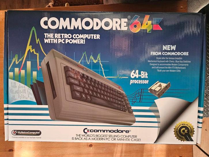 Commodore 64x mini itx pc commodore os3.0, Computers en Software, Vintage Computers, Ophalen