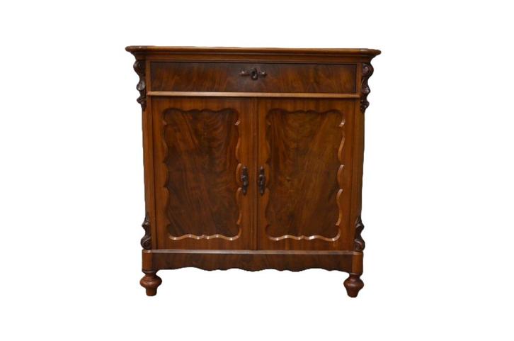 Mahonie Biedermeier penant kastje, Antiek en Kunst, Antiek | Overige Antiek, Ophalen of Verzenden