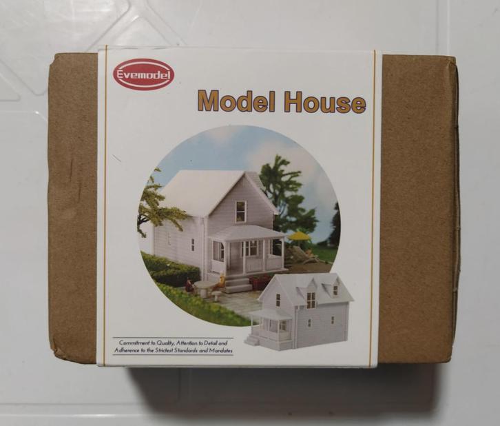 Modelspoor Huis H0 / Modeltrein Gebouw Spoortrein Miniatuur, Hobby en Vrije tijd, Modeltreinen | H0, Nieuw, Brug, Tunnel of Gebouw