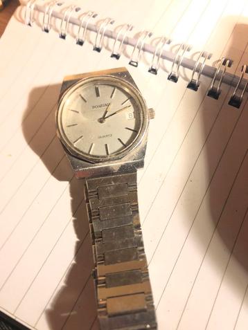 pontiac heren horloge staal beschikbaar voor biedingen