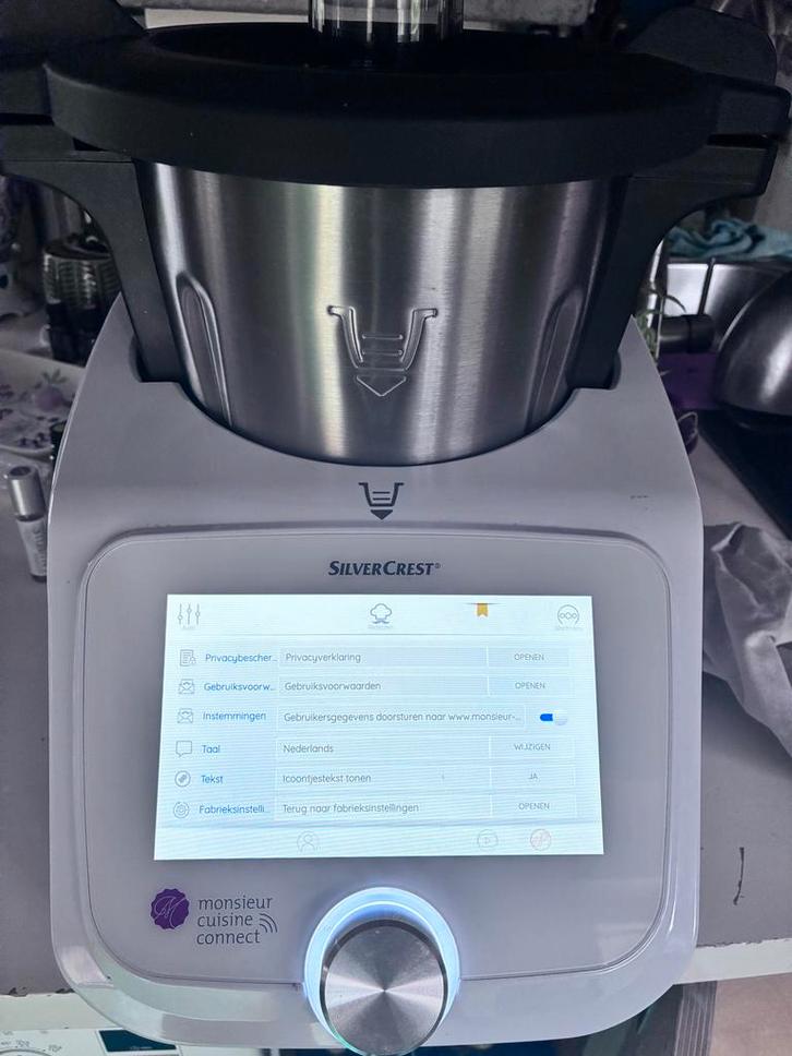 Monsieur Cuisine Connect Keukenrobot - Compleet!, Witgoed en Apparatuur, Keukenmixers, Zo goed als nieuw, 2 tot 3 liter, 3 snelheden of meer