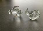 presse papier konijn en slak loodkristal met bubbels glas, Antiek en Kunst, Antiek | Glas en Kristal, Ophalen of Verzenden