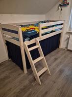 Leuke halfhoogslaper 90 x 200 flexa, Ophalen, Gebruikt, Hoogslaper