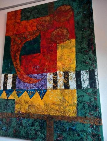 Kunst canvas 1.40 H / 1.00 B Mierlo/geldrop/Eindhoven beschikbaar voor biedingen