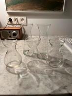 OUDE HYACINTHGLAZEN GLAS VAAS BOLLEN 5 STUKS, Ophalen of Verzenden