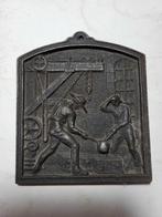 reclame ETNA haardplaat - Gietijzer plaat - Smeden, Ophalen of Verzenden, Zo goed als nieuw, Reclamebord