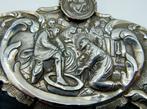 Zilveren tasbeugel met rokhaak, H. van der Heyden Leeuwarden, Antiek en Kunst, Verzenden, Zilver