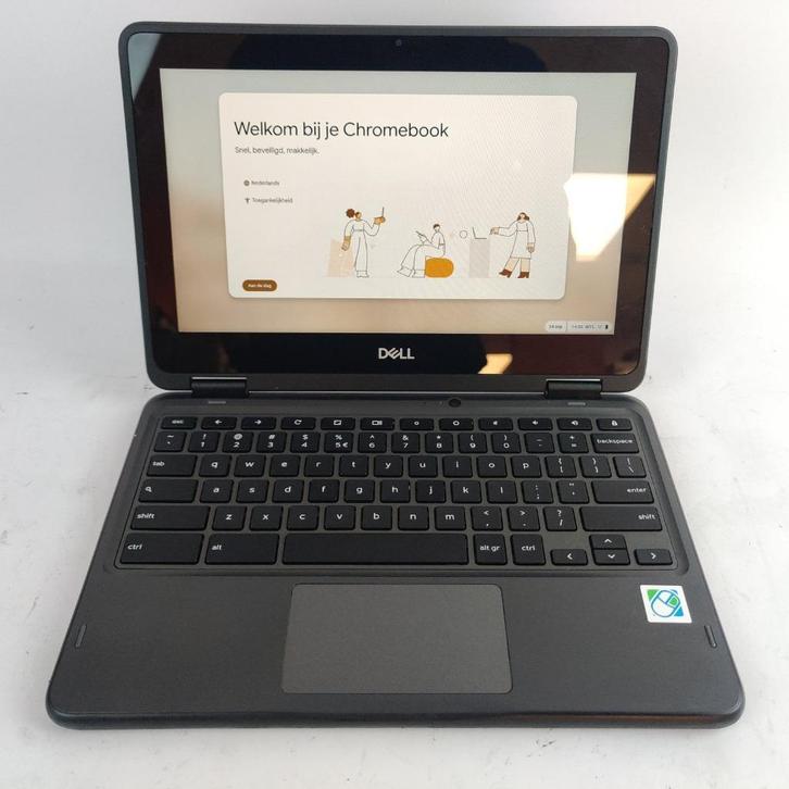 Dell Chromebook 3100 2-in1 || nu voor maar € 59.99, Computers en Software, Tablet-hoezen, Bescherming voor- en achterkant, 10 inch