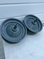 2x kruiwagen velgen as lengte 20cm, Verzenden, Nieuw