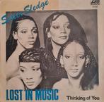 SISTER SLEDGE - LOST IN MUSIC (HOES BESCHADIGD), Ophalen of Verzenden, Gebruikt