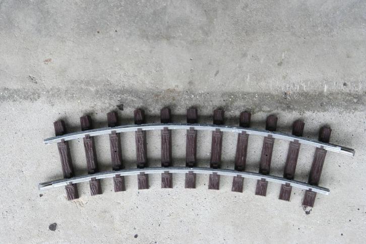 LGB - Lehmann 1100 R1 bocht 40 x, Hobby en Vrije tijd, Modeltreinen | Overige schalen, Zo goed als nieuw, Rails, Gelijkstroom of Wisselstroom