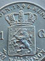 1 gulden 1845 Pr-, Postzegels en Munten, 1 gulden, Zilver, Ophalen of Verzenden, Losse munt