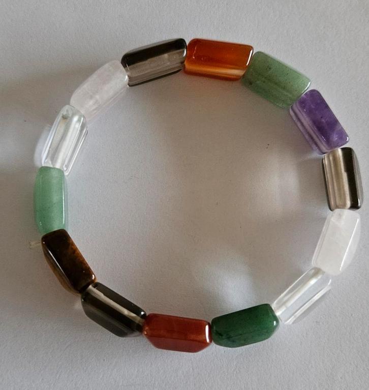 Natuurstenen armbandje, Sieraden, Tassen en Uiterlijk, Antieke sieraden, Armband, Overige materialen, Met edelsteen, Verzenden