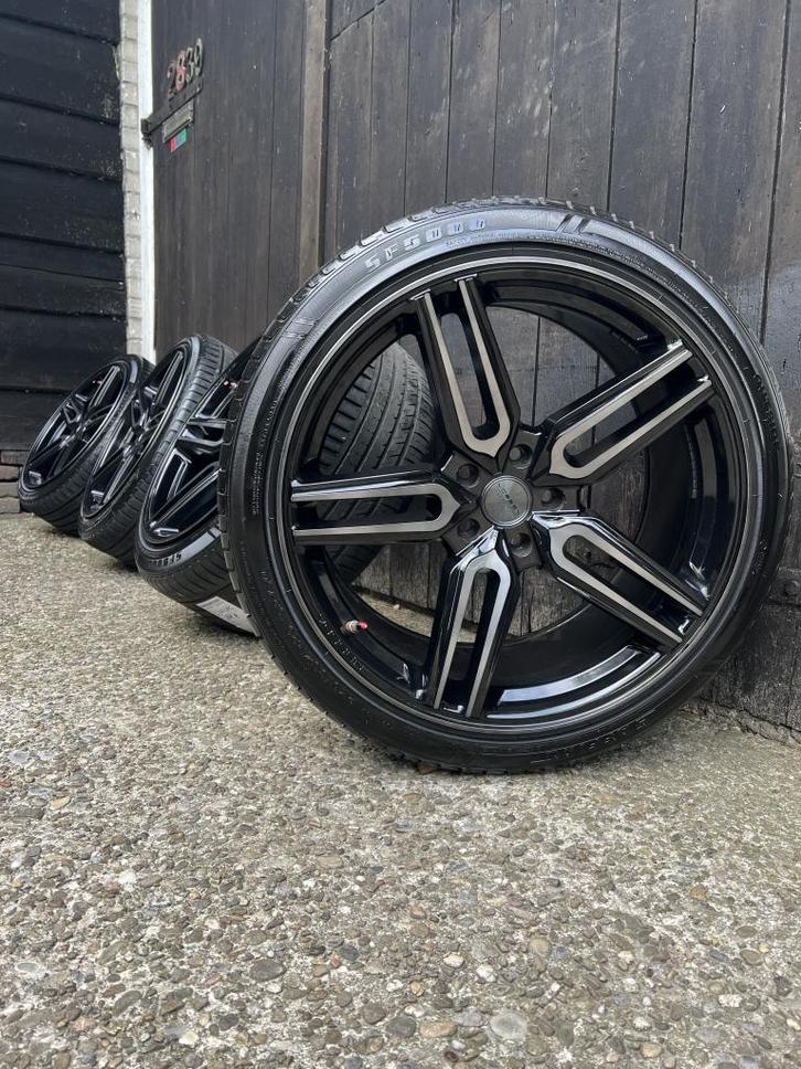 5x114,3 originele vossen HF1 velgen breedset Nissan Toyota, Auto-onderdelen, Banden en Velgen, Banden en Velgen, Zomerbanden, 20 inch