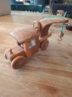 Debresk Houten Kraanwagen - Zweeds Speelgoed, Ophalen of Verzenden, Gebruikt, Duw- of Trekspeelgoed