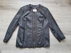 Leren jas JCC Collection - maat 48 - zo goed als nieuw, Kleding | Dames, Grote Maten, Zwart, Ophalen of Verzenden, JCC collection