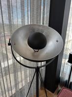 Maanlamp metaal zwart aluminim binnnenkap, Huis en Inrichting, Lampen | Vloerlampen, Ophalen, 100 tot 150 cm, Zo goed als nieuw