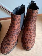 Laarsjes panterprint maat 39, Kleding | Dames, Schoenen, Ophalen of Verzenden, Zo goed als nieuw, Bruin