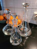 kristallen karaf(fen) decanter Bonny Krosno 3x, Ophalen of Verzenden, Zo goed als nieuw, Overige typen