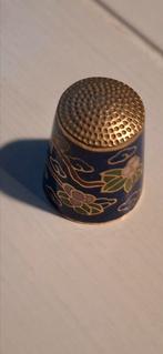 Cloisonne vingerhoed vintage, Overige materialen, -, -, Ophalen of Verzenden
