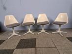4 arkana  115 eetkamerstoelen, Gebruikt, Ophalen of Verzenden, Vier, Vintage space age design