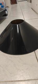 Zwarte hoogglans lampenkap binnenkant mat goud, Huis en Inrichting, 25 tot 50 cm, Ophalen of Verzenden, Zo goed als nieuw, Ovaal