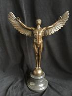 Bronzen Icarus. Cesaro/gestempeld 41 cm hoog zuiver brons, Antiek en Kunst, Kunst | Beelden en Houtsnijwerken, Ophalen of Verzenden