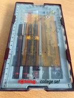 Tekenset rOtring Isograph college 0.25mm, 0.35mm en 0.5mm, Hobby en Vrije tijd, Tekenen, Ophalen of Verzenden, Gebruikt, Overige typen