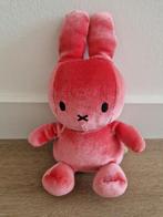 Knuffel Nijntje Miffy roze rood konijn 22 cm K8343, Ophalen of Verzenden, Zo goed als nieuw, Konijn