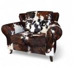 Venice fauteuil in echt koeienhuid - direct leverbaar!, Nieuw, Ophalen of Verzenden, 75 tot 100 cm, Modern