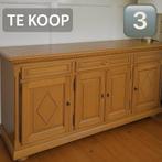 Houten Dressoir met deuren en lades, Huis en Inrichting, Ophalen, Gebruikt, 150 tot 200 cm, Eikenhout