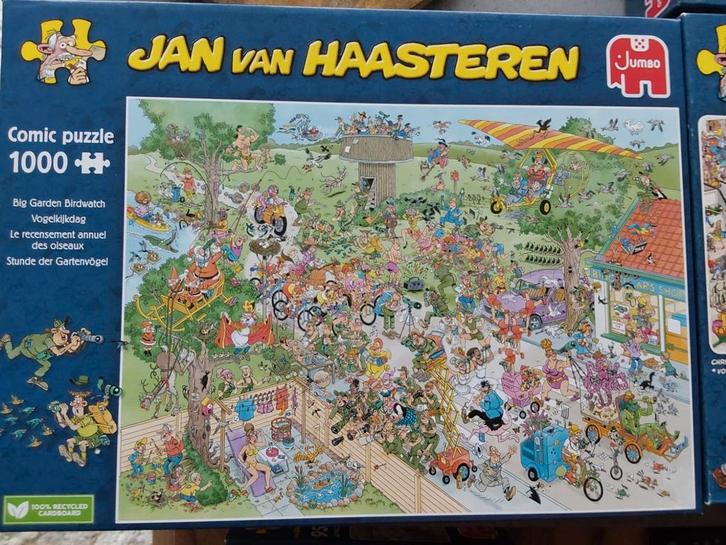 Jan van Haasteren 4 puzzels, Hobby en Vrije tijd, Denksport en Puzzels, Zo goed als nieuw, Legpuzzel, 500 t/m 1500 stukjes, Ophalen of Verzenden