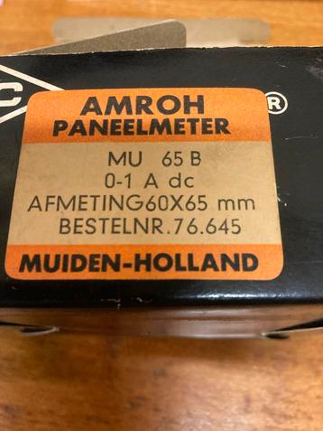Amroh Paneelmeter MU 65 B - Vintage beschikbaar voor biedingen