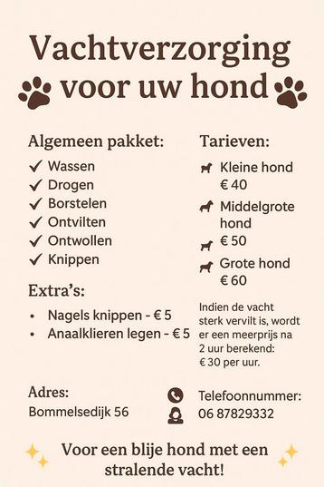 Hondentrimmer beschikbaar voor biedingen